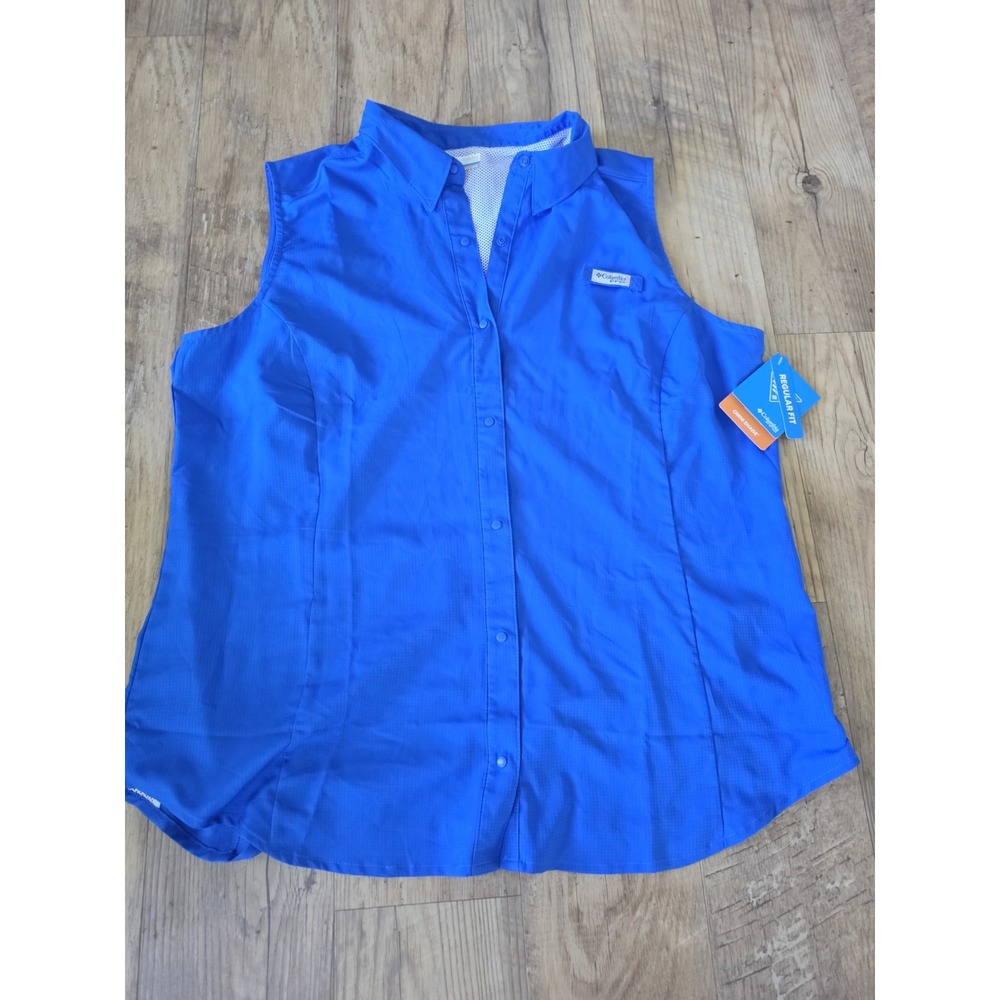 NWT Columbia PFG Performance Fishing Gear Vest UPF 40 Omni Shade Women's XXL
